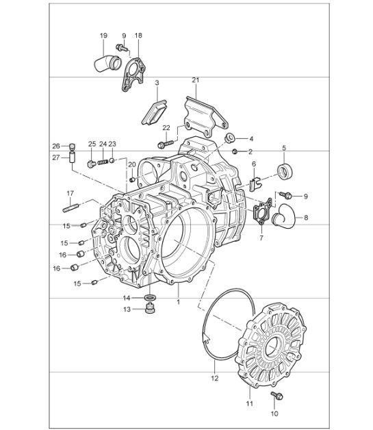 Diagram 302-07 Porsche Panamera S E-Híbrido V6 3.0L (416 CV) 