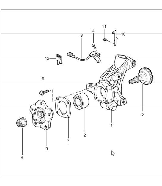 Diagram 401-05 Porsche Panamera Turbo V8 4.8L（520马力） 