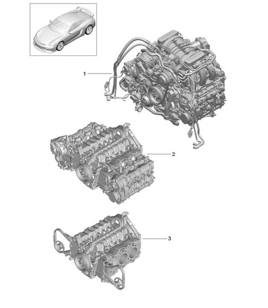 Diagram 101-000 Porsche Panamera V6 3.6L 2WD (310 CV) 