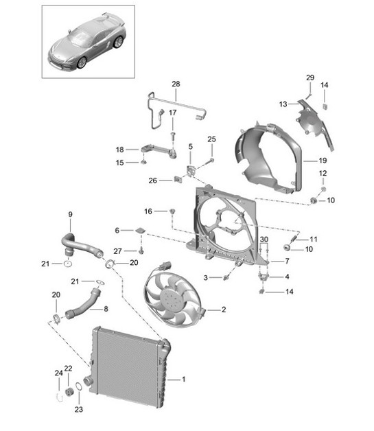 Diagram 105-015 Porsche  