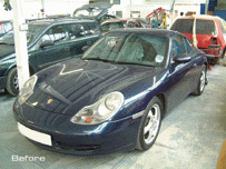 Porsche 996 upgraded to 996 Turbo look