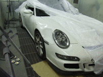 Porsche 997 réparée après un accident !