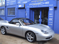 Porsche Boxster 986 fitting with Cayman look kit 