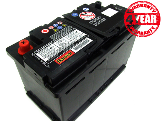 Car Battery 92ah Banner Running Bull Agm Porsche Oem 59201