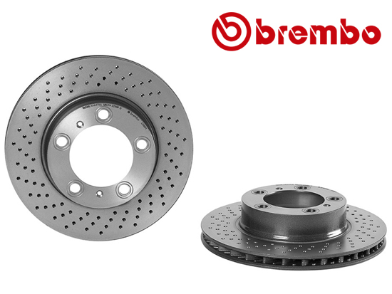 BREMBO 09C88111 Porsche 95535140141 and 95535140241 Brake disc rotor ...