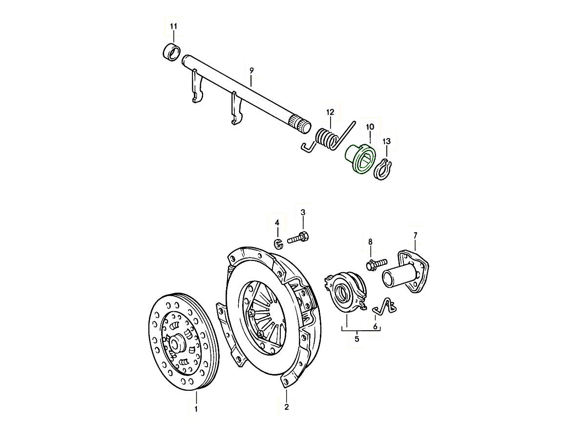 TRQ Rear Parking Brake Shoe Set For Porsche 911, Boxster, Cayman, 944, 928, 924 (1987-2007 Models) | Raybestos/Wagner Equivalent