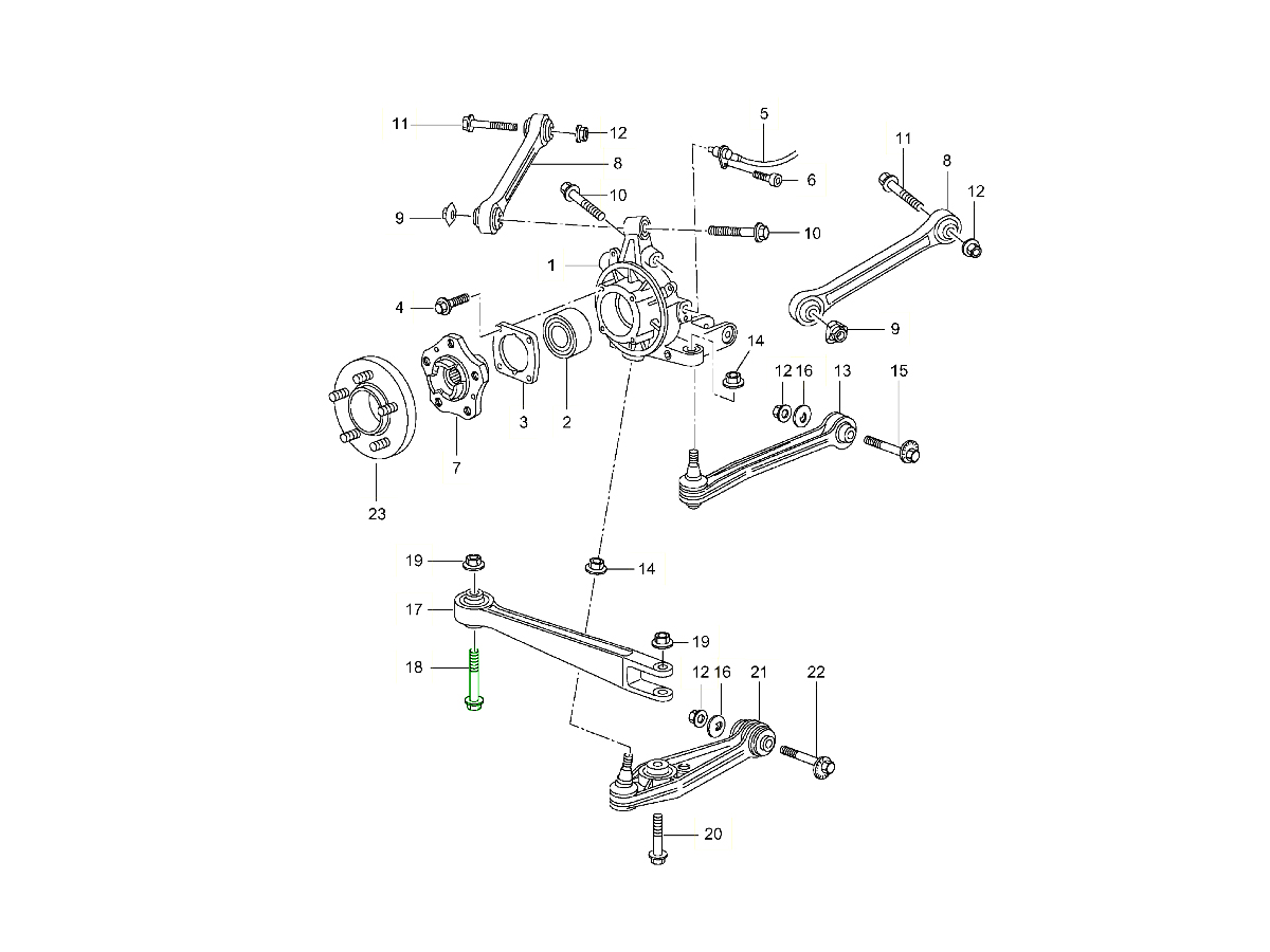 Porsche Rear Track Control Arms | Design911 Suspension Components for ...