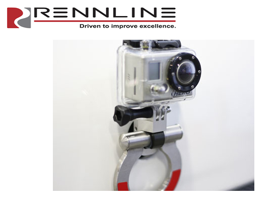 Rennline GoPro Camera Tow Hook Mount For porsche cars - PH01
