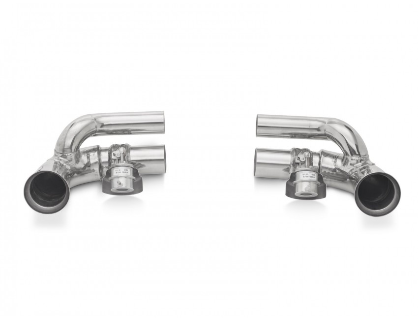 Sports exhaust side silencers with valves Porsche 997 GT3 and GT3 RS TSPOGT3C10.093.A Design 911