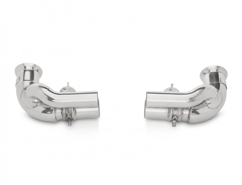 Sports exhaust side silencers with valves Porsche 997 GT3 and GT3 RS TSPOGT3C10.093.A Design 911