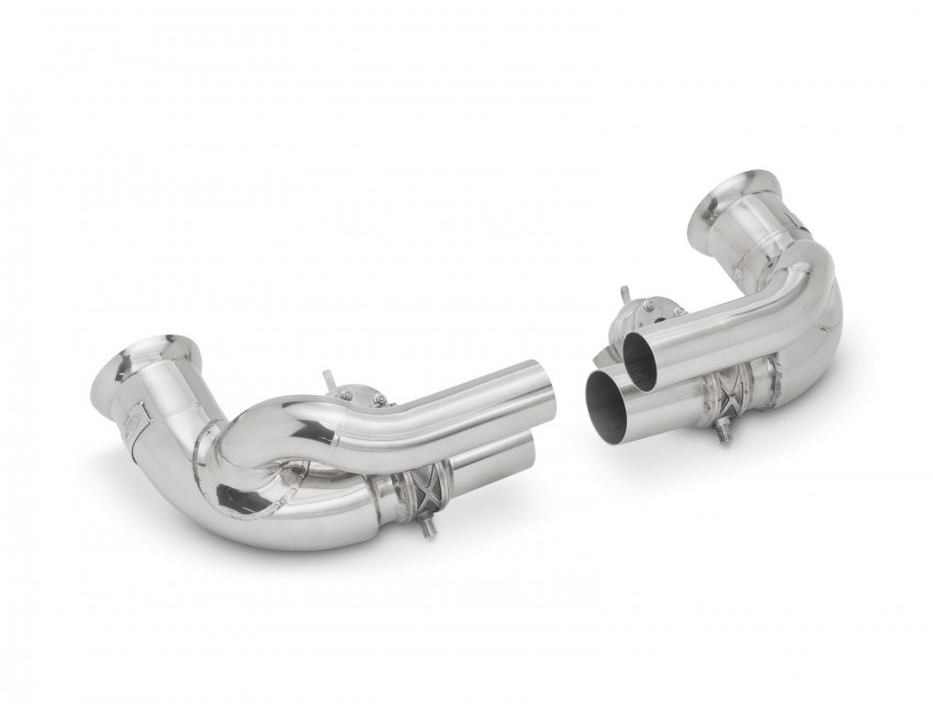 Sports exhaust side silencers with valves Porsche 997 GT3 and GT3 RS TSPOGT3C10.093.A Design 911