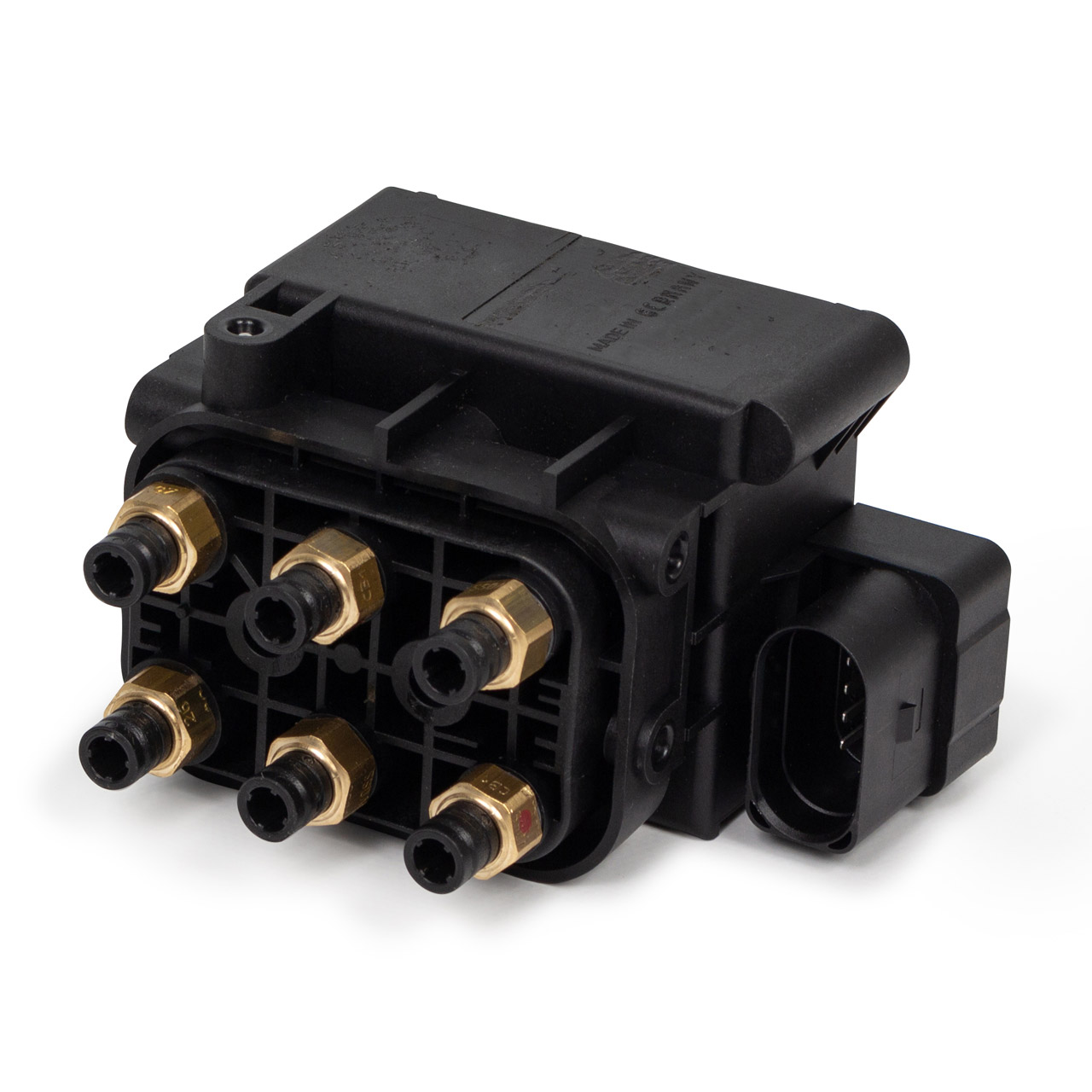 Air suspension valve block. Porsche 95B Macan 9A7616014/1 Design 911