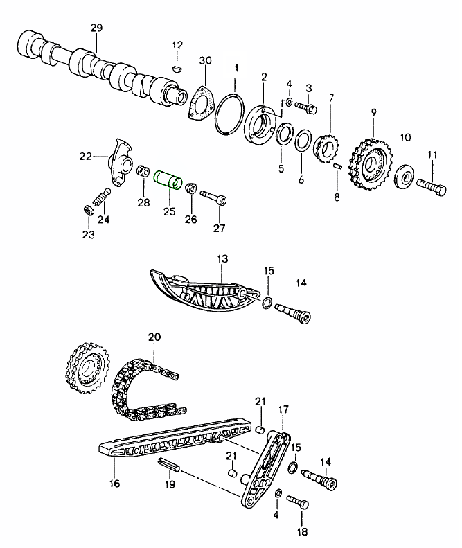Porsche 911 Rocker Arm shaft seal 91109910352 91109910352 Design 911