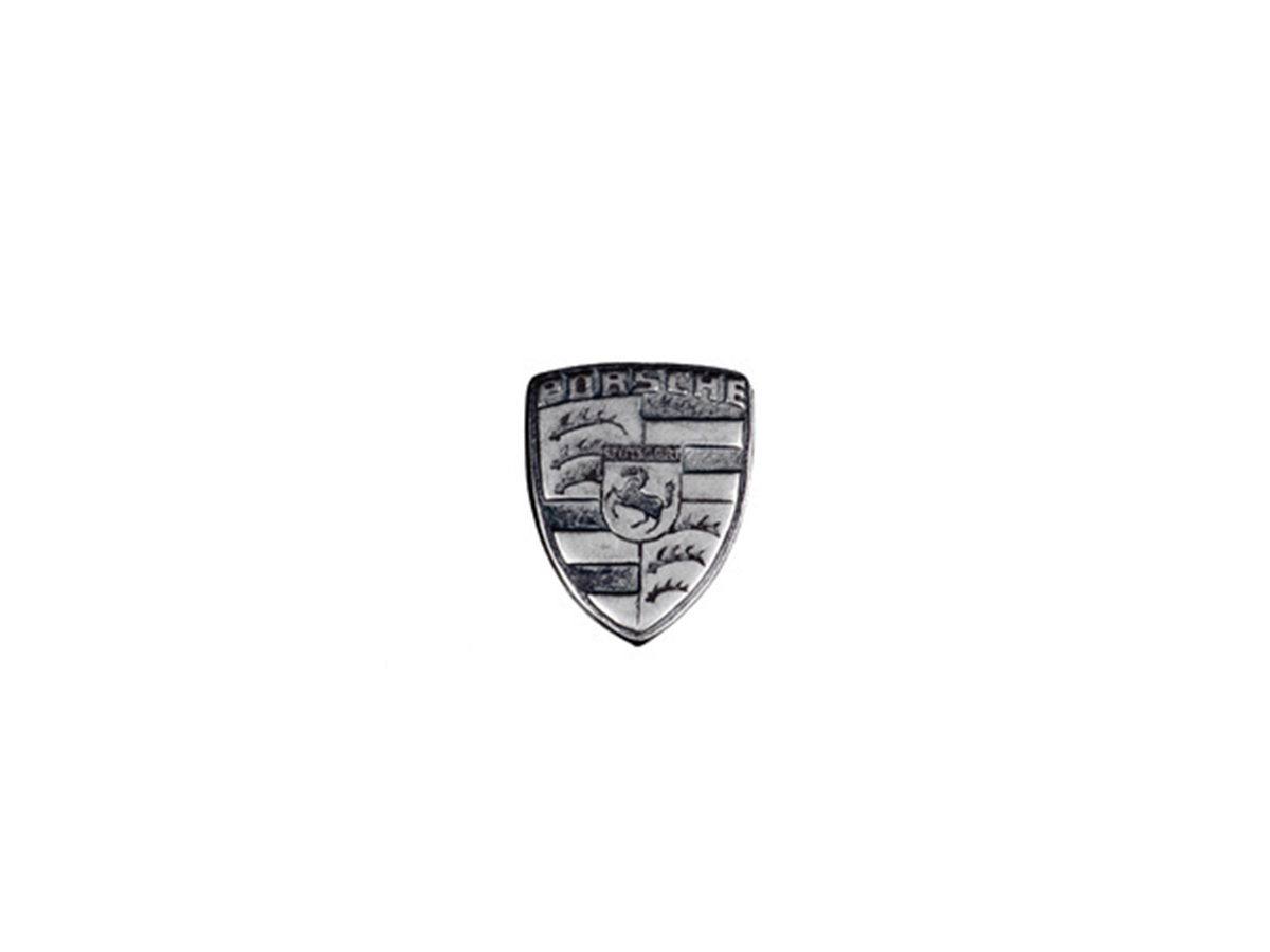 Porsche Schlüsselanhänger mit Porsche Emblem - Carrera weiß WAP0500960E, Porsche Schlüsselanhänger