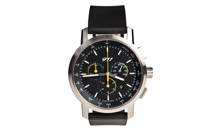 Porsche 911 Classic Chronograph Watch (Natural rubber strap