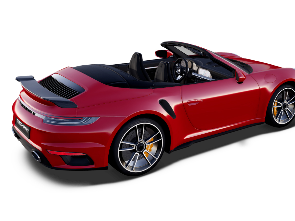 JIAXILI Heckspoiler Für Porsche 911 992 GT3 - Carbon Look ABS Kunststoff