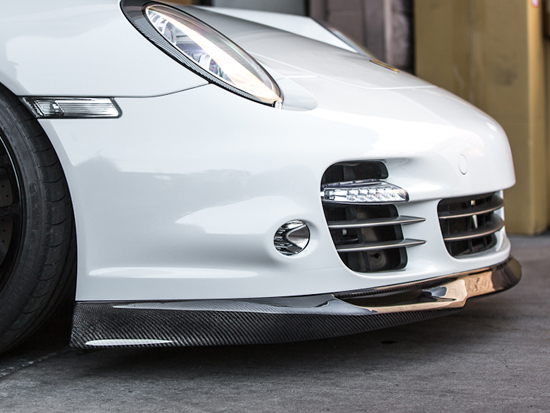 Porsche 997 Turbo Carbon Fiber Front Spoiler Lip - AP-997TT-605 ...