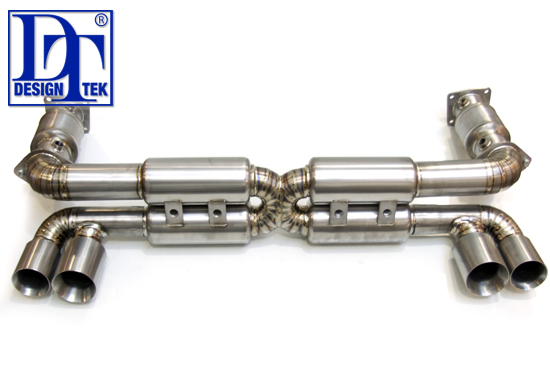 Exhaust Muffler / Silencer Titanium DesignTek for Porsche 996