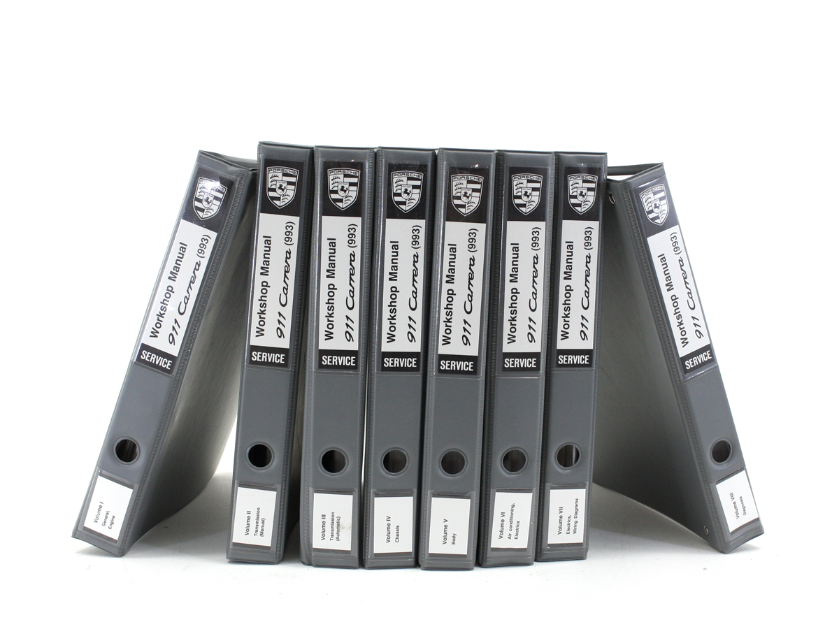 Factory workshop manual for Porsche 993 1995-1998 WKD483121