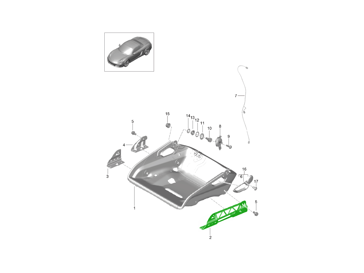 Genuine-Style Fuel Tank Cap For Porsche 2010-2017 Models - Boxster, Cayman, Macan, Cayenne, Panamera
