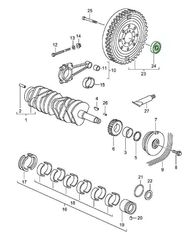 Buy Porsche 996 (911) (19972005) 996 GT3 RS 200304 Flywheel / Torque