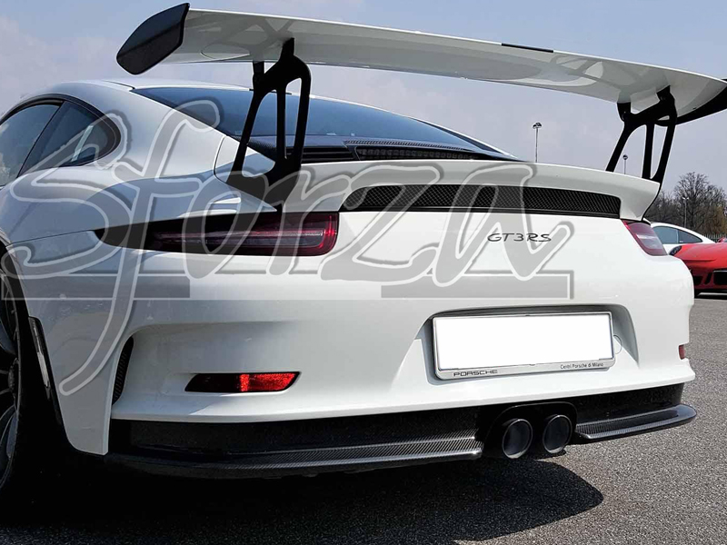 Porsche Cayman GT4 Rear bumper diffuser with mesh grills SF/C/981-505 ...