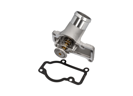 Wasserthermostat mit Einsatz – 71 °C (160 °F) Niedertemperatur. Porsche 986 Boxster / 996 / 987 Boxster / 997 - 99610612153, 99610612155, 99610601359, 99610601361, 99610601360