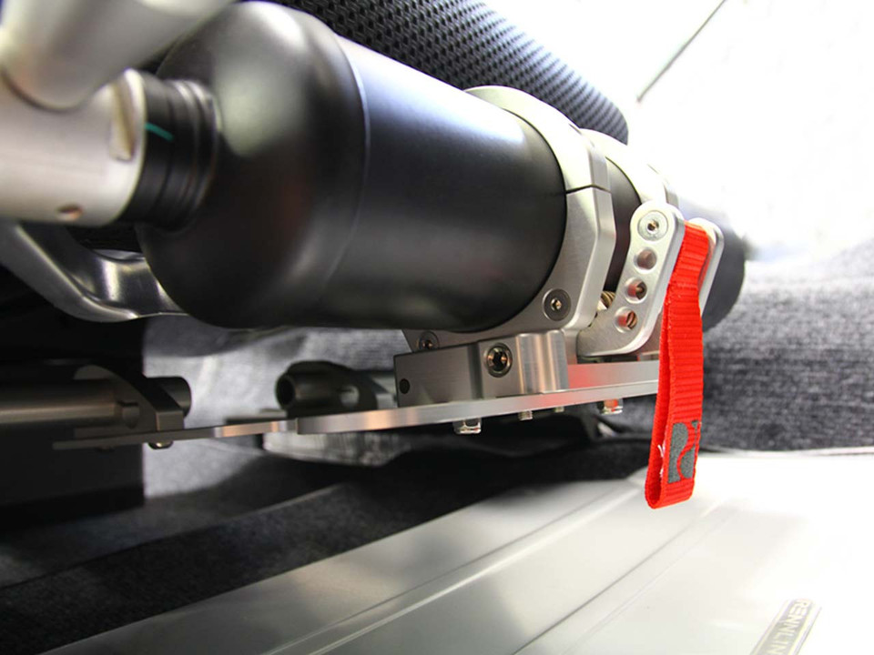 Porsche Quick disconnect fire extinguisher mount. Universal Fits all