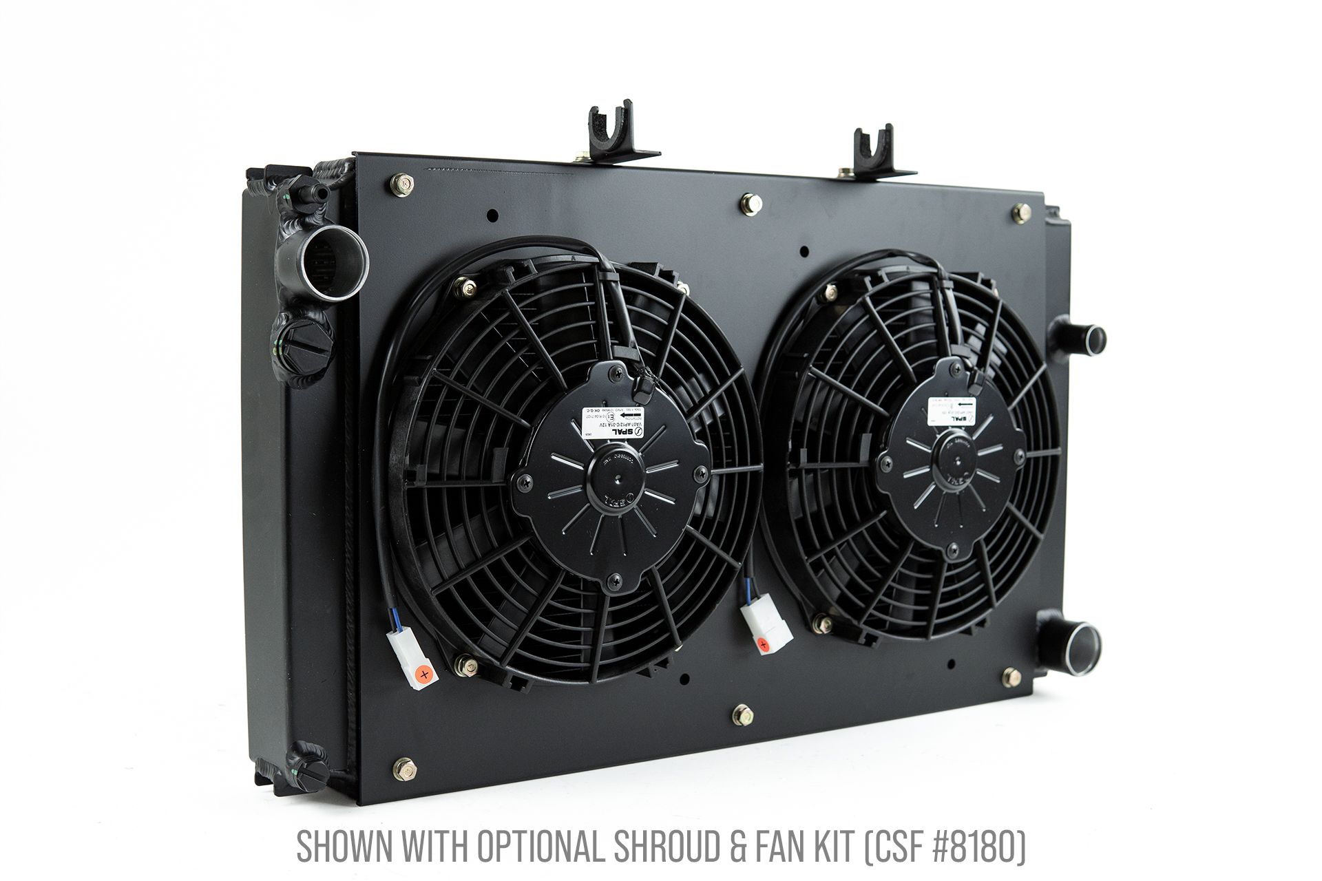 Aluminium radiator, fan and fan shroud kit. Porsche 944 / 944 turbo